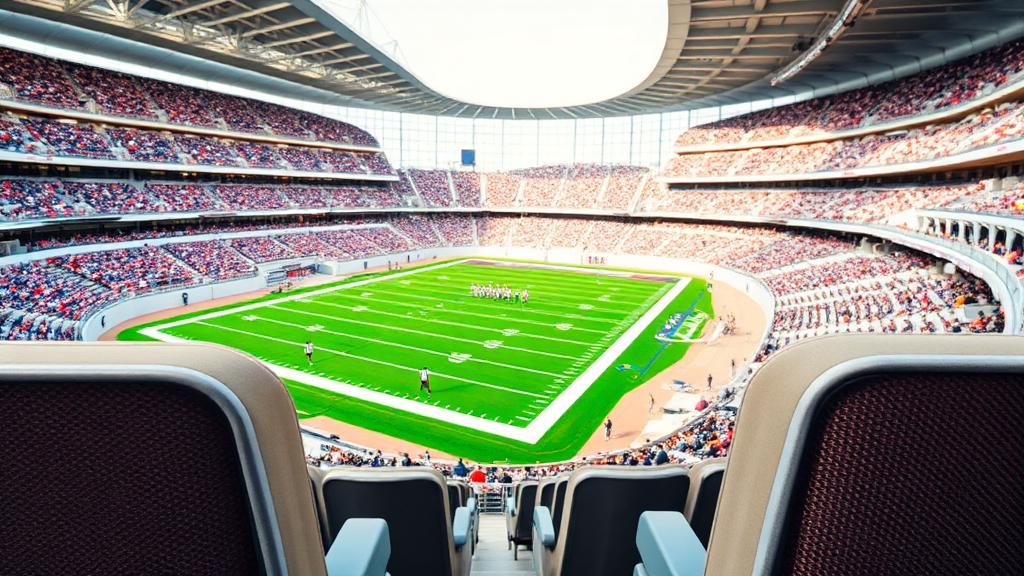 Approximate view from Premium tier seats