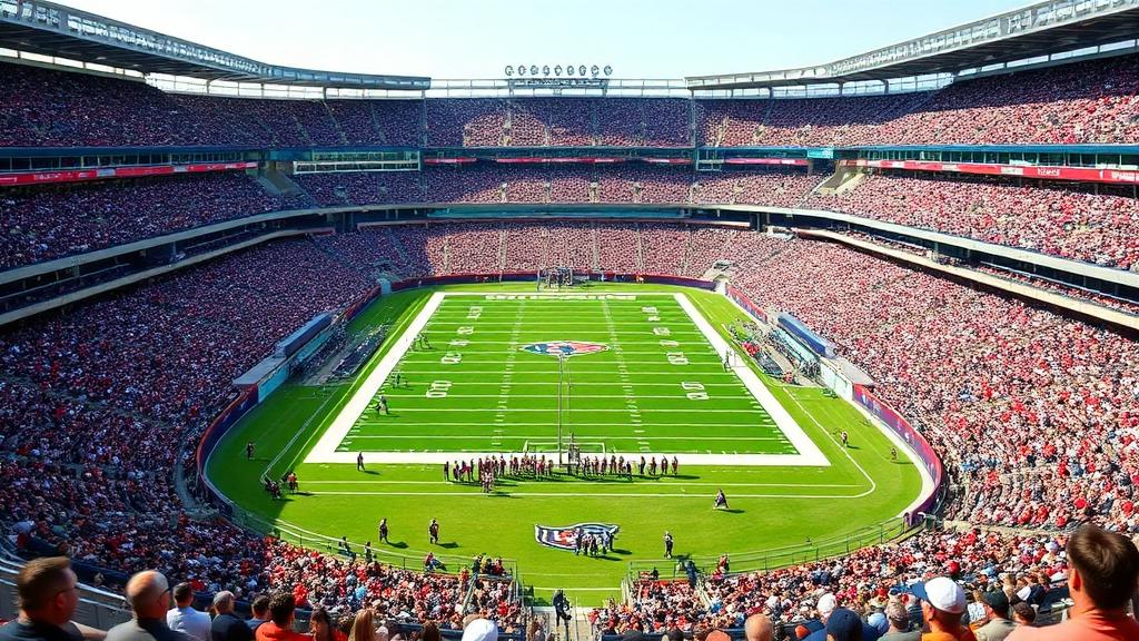 Approximate view from Sideline tier seats